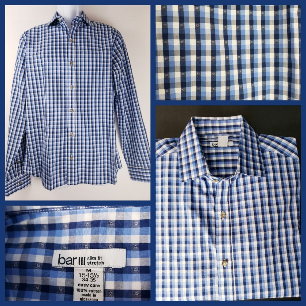 Bar III Long Sleeve Button-down Shirt